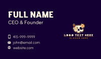 Skull Casino Gambling Business Card