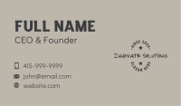 Youthful Business Card example 1