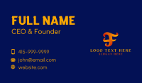 Flame Game Streamer Business Card