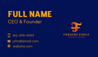 Flame Game Streamer Business Card Image Preview