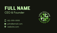 Natural Cleaning Sanitation Business Card