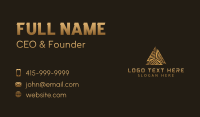 Pyramid Tech Agency Business Card