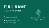 Gardening Business Card example 2