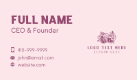 Studio Floral Camera Business Card