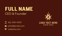 Light Business Card example 1