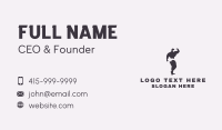 Bodybuilding Gym Instructor  Business Card