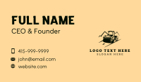 Road Roller Mountain Business Card Design