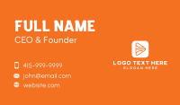 Video Player Business Card example 4