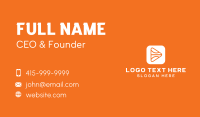 Basketball Media Player Business Card Design