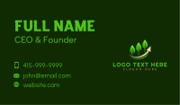 Plant Leaves Growth Business Card