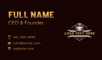 Car Detailing Mechanic Business Card