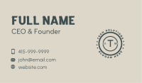 Lawfirm Business Card example 4
