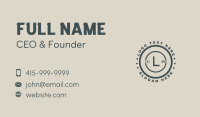 Lawfirm Business Card example 1