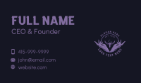 Hands Dove Wings Beauty Business Card
