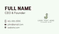 Cute Llama Mascot Business Card