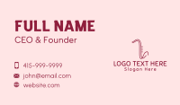 Saxophone Player Business Card example 1