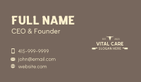 Bull Ranch Wordmark Business Card