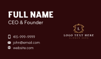 Premium Crown Shield Business Card