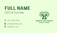 People Charity Tree Business Card