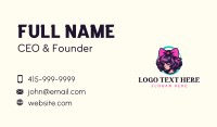 Fashion Woman Ribbon Business Card