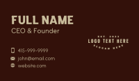 Grunge Business Card example 1