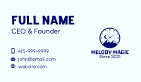 Evening Time Mountain Business Card