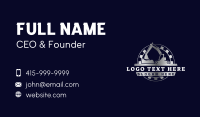 Excavator Quarry Digger Business Card