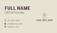Western Cowgirl Woman Business Card Design