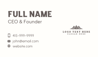 Generic House Roofing Business Card