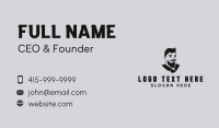 Retro Male Gentleman Business Card Design