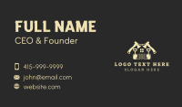 Shovel Axe House Business Card Design