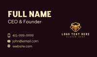 Premium Bull Horn Business Card