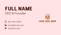 Cat Chef Bakery Business Card