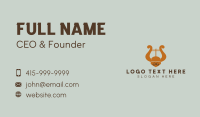 Classic Musical Lyre Business Card