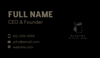 Literary Business Card example 2