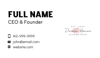 Butcher Rib Meat Business Card