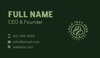 Sustainable Tree Plant Business Card