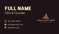 Elegant Luxury Triangle Business Card