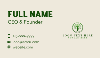 Wellness Tree Woman Business Card