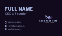 Roof Hammer Repair Business Card Design