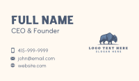 Wild Bison Buffalo Business Card Design