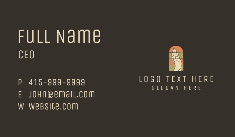 Benefit Business Card example 3