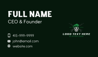 Skull Carbine Firearm Business Card