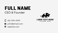 Lightning Electric Bison Business Card