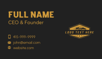 Fast Car Garage Business Card