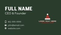 Christmas Tree Hat Business Card Design
