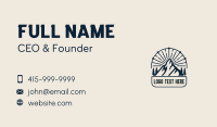 Outdoor Adventure Mountain Business Card