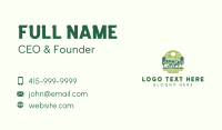 Mowing Lawn Mower Business Card