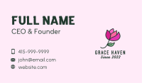 Tulip Flower Garden Business Card