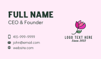 Tulip Flower Garden Business Card Design